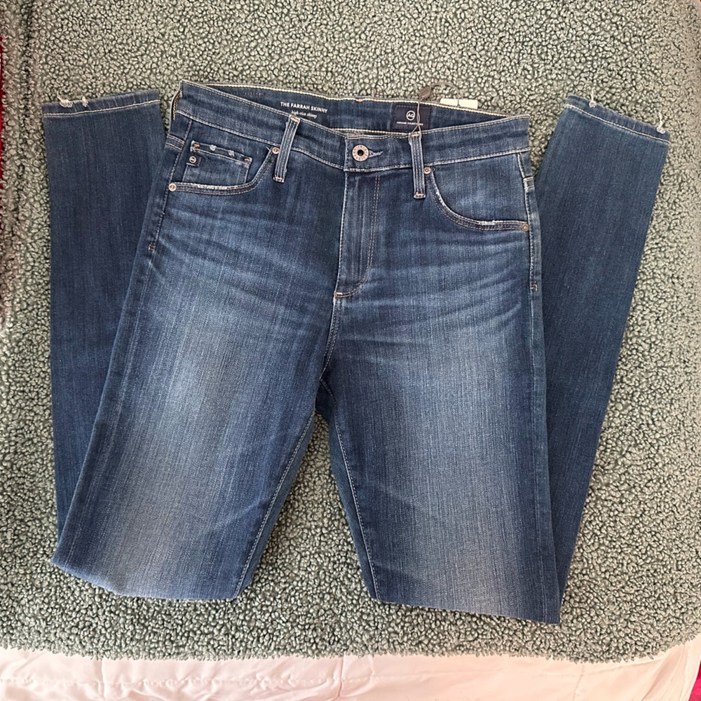 AG Adriano Goldschmied Skinny Leg Blue Jeans - Picture 5 of 9